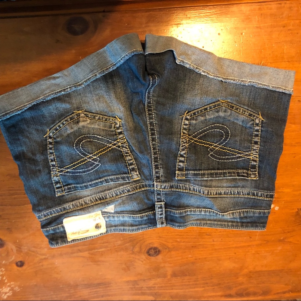 Sliver jean Shorts